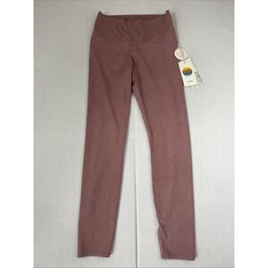 Vuori Washed Studio Leggings Women's Size Medium Marsala  New With Tags